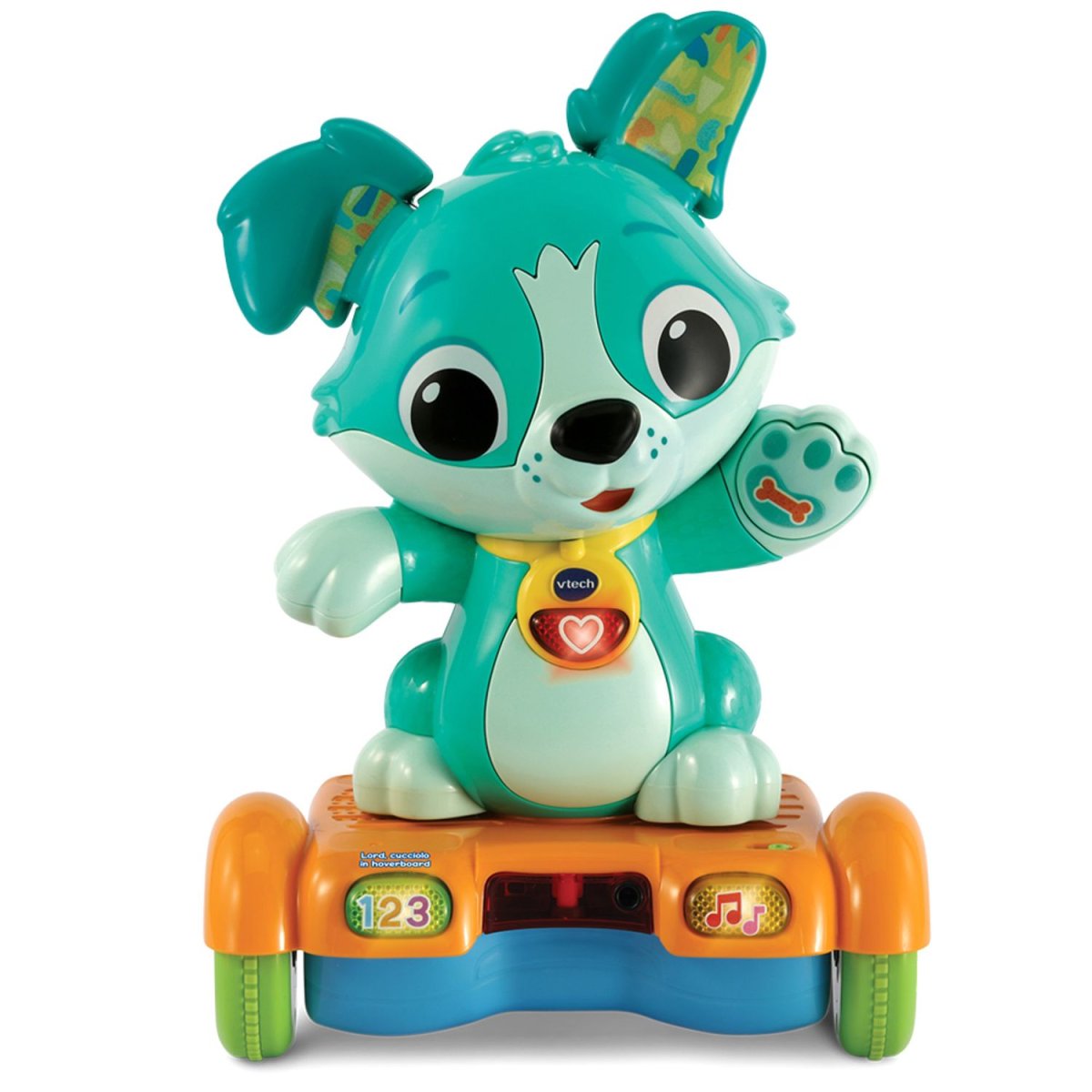 Lord cucciolo in hoverboard