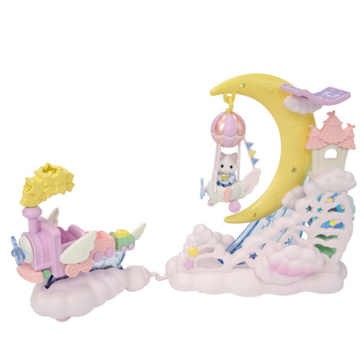 Nave volante floreale, personaggi collezionabili, Sylvanian Families - immagine 3