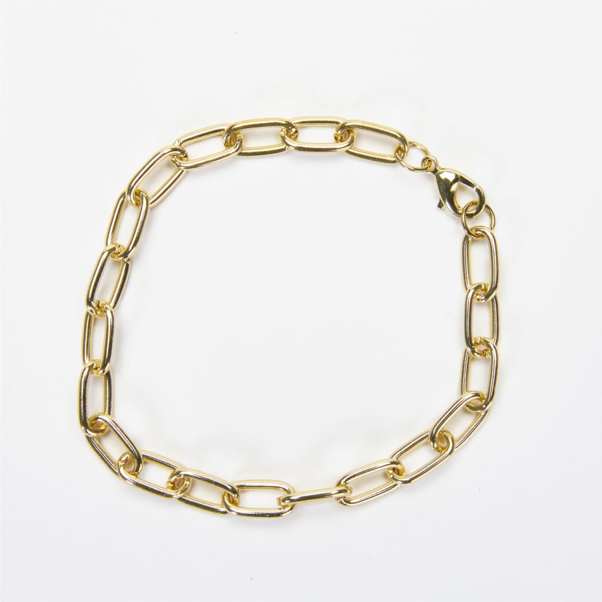 Bracciale Gold con Maglie Oversize, Charm Squad