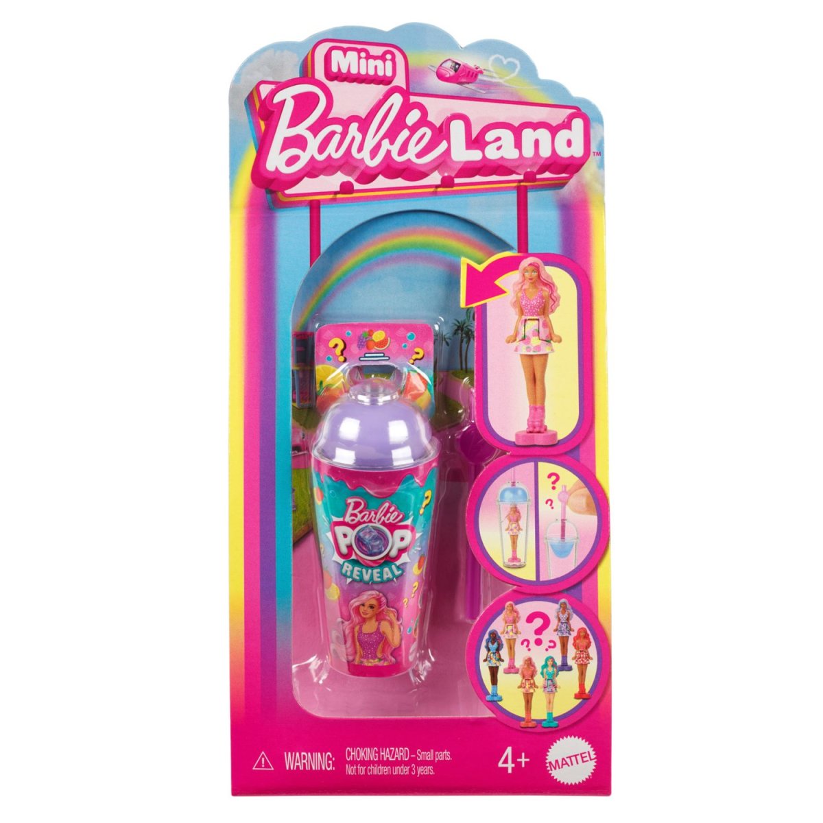 Mini Barbieland – Pop Reveal – Mini Bambola Con Sorpresa E Gioco Sensoriale