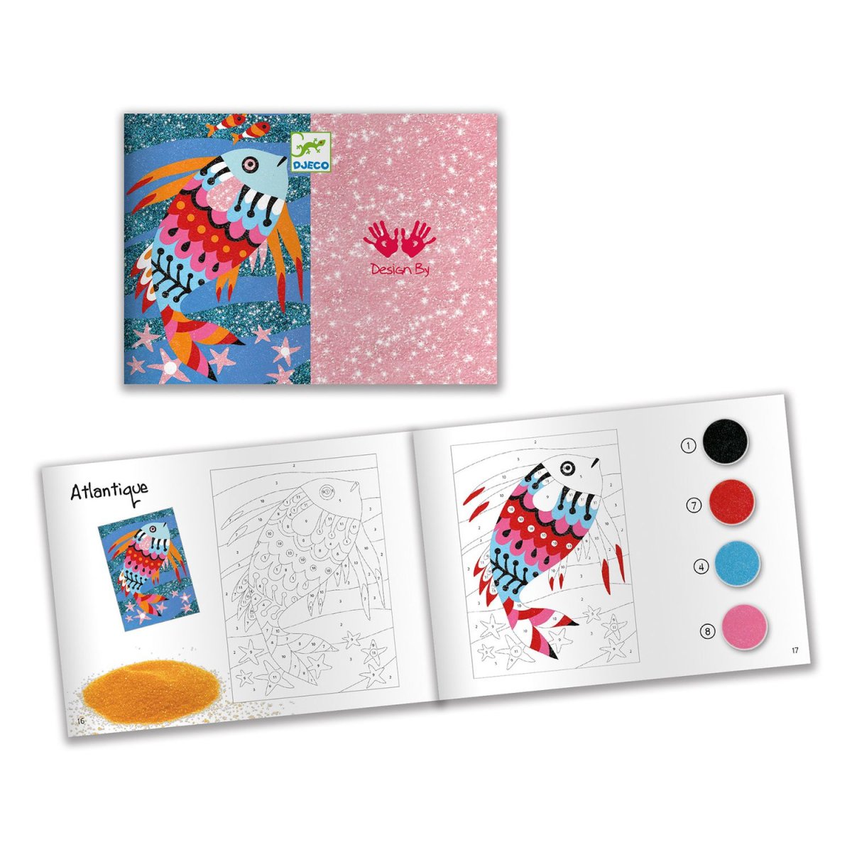 Kit decorazioni con glitter Fish Rainbows - immagine 5