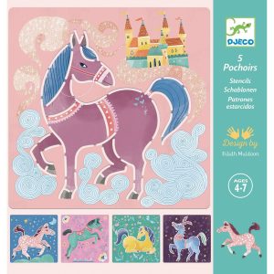 Stencil illustrati Horses
