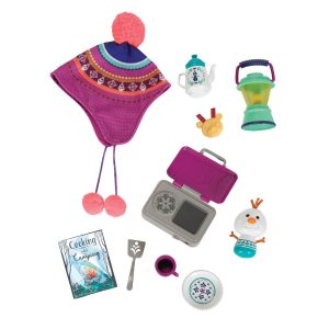 Accessory Pack ispirato ad Anna con abiti e accessori per bambole ILY4EVER