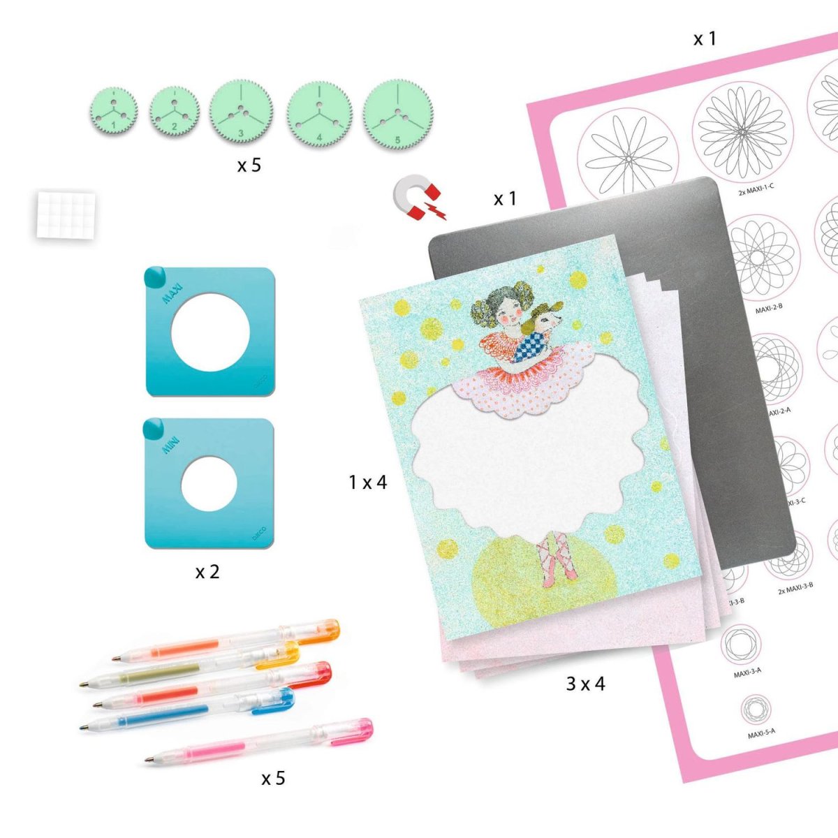 Kit creativo Spirals Dress patterns - immagine 3