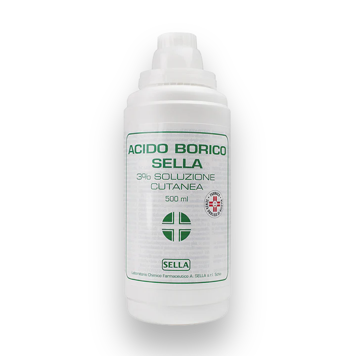 ACIDO BORICO 3% SOLUZIONE CUTANEA 500 ML
