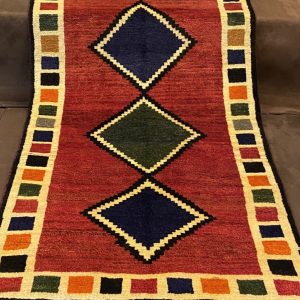 Tappeto Persiano Gabbeh 193 x 115 cm