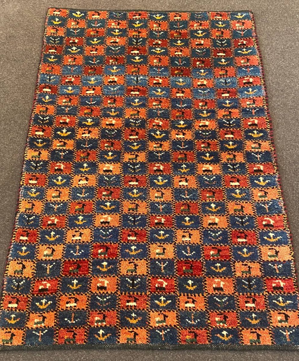 Tappeto Persiano Gabbeh Loribaft  97 x 64 cm
