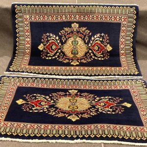 Coppia Tappeto Persiano Kashan 110 x 80 cm