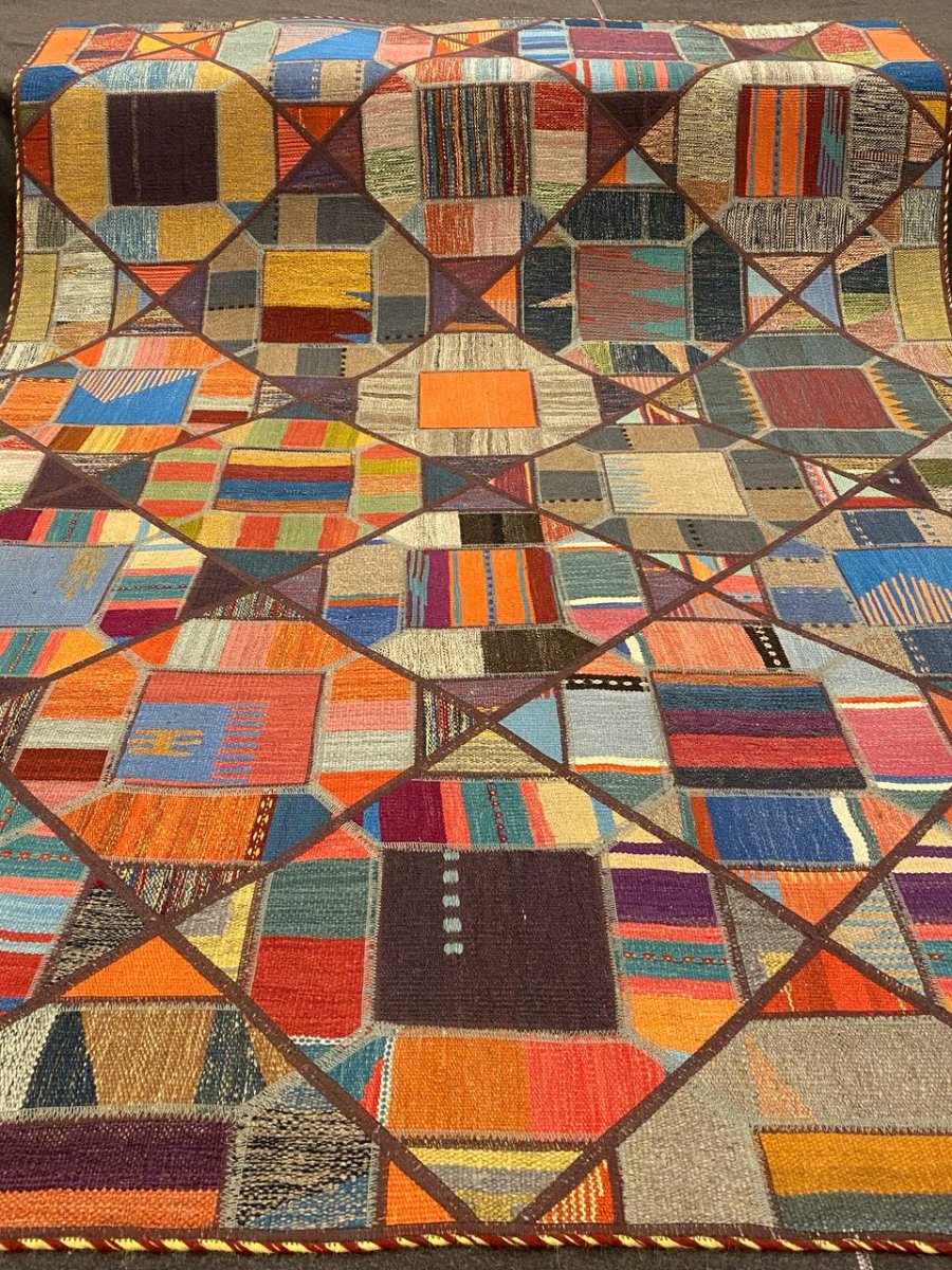 Tappeto Persiano Patchwork 240 x 168 cm - immagine 4