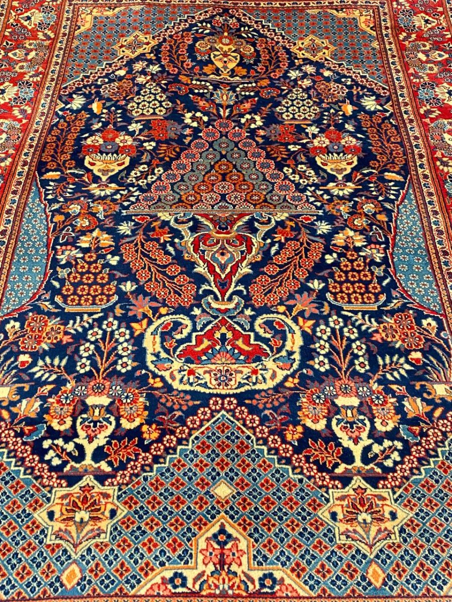 Tappeto Persiano Kashan semi antico 215 x 138 cm - immagine 9