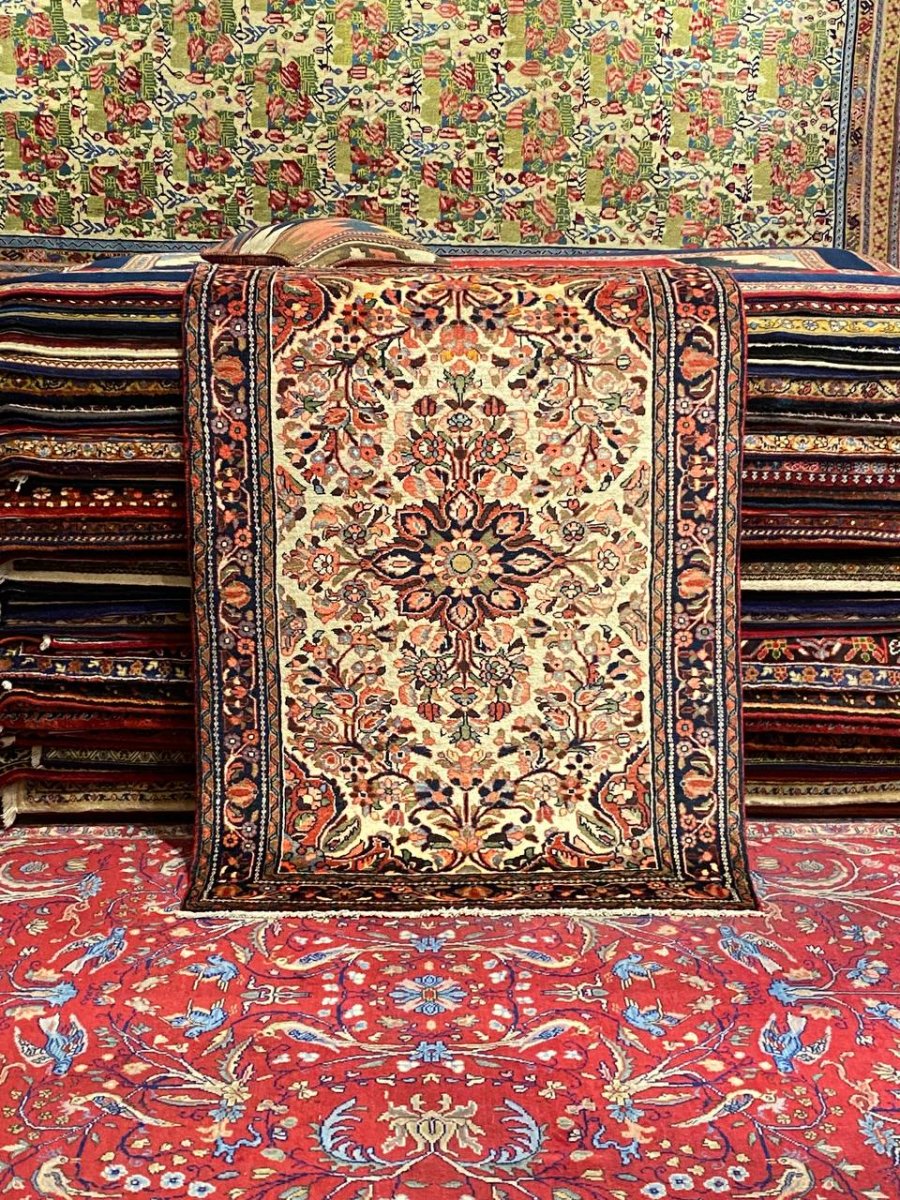 Tappeto Persiano Borcialu semi antico 150 x 105 cm - immagine 9