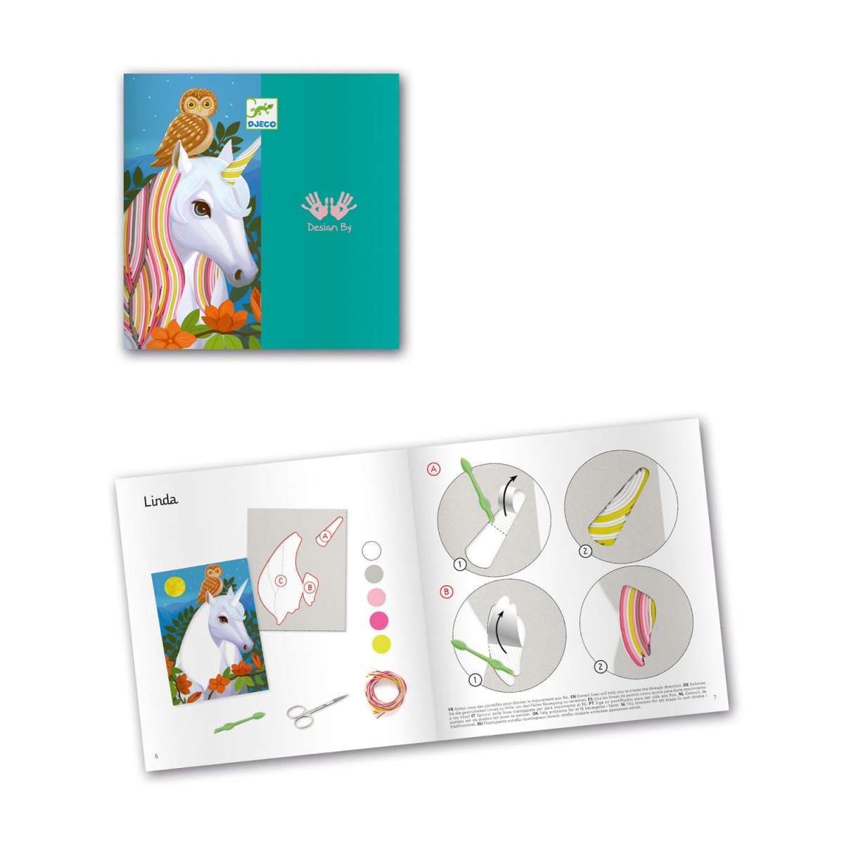Set artistico con 4 illustrazioni Magic manes - immagine 5